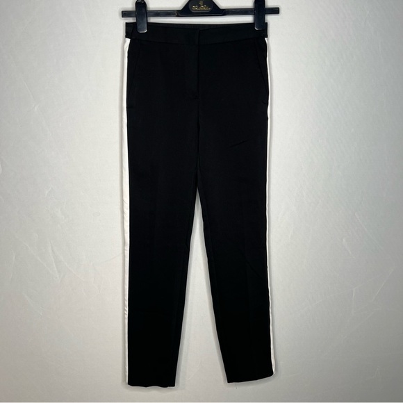 Zara Striped Cotton-Blend Cropped Pants. Size XS. - Picture 6 of 16